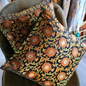 silk fabric with Cutwork pattern