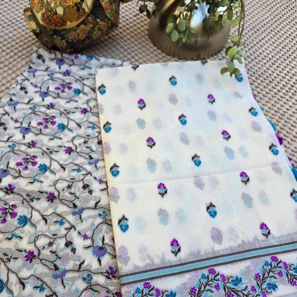 Cotton cutwork work Banarasi