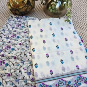 Cotton cutwork work Banarasi