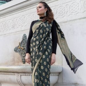 silk Cutwork Saree