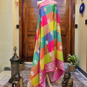 Handwoven Multicolored checks