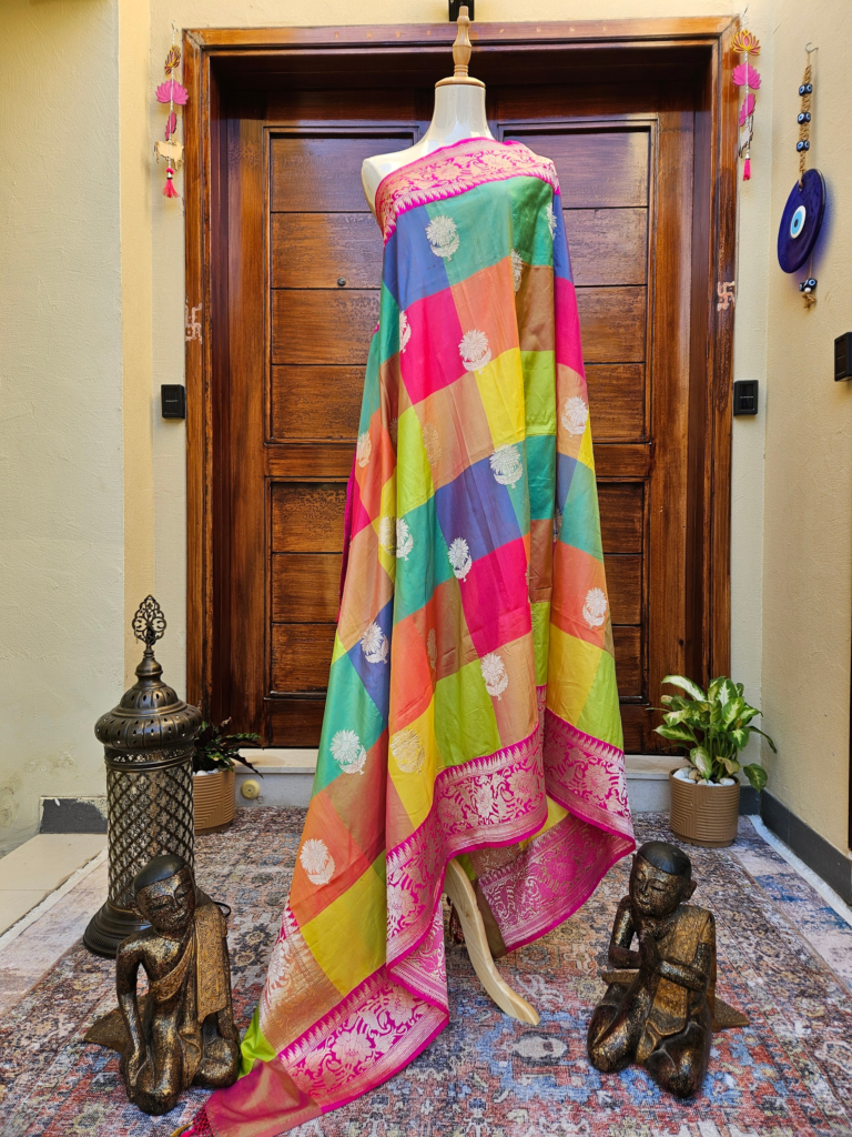 Handwoven Multicolored checks
