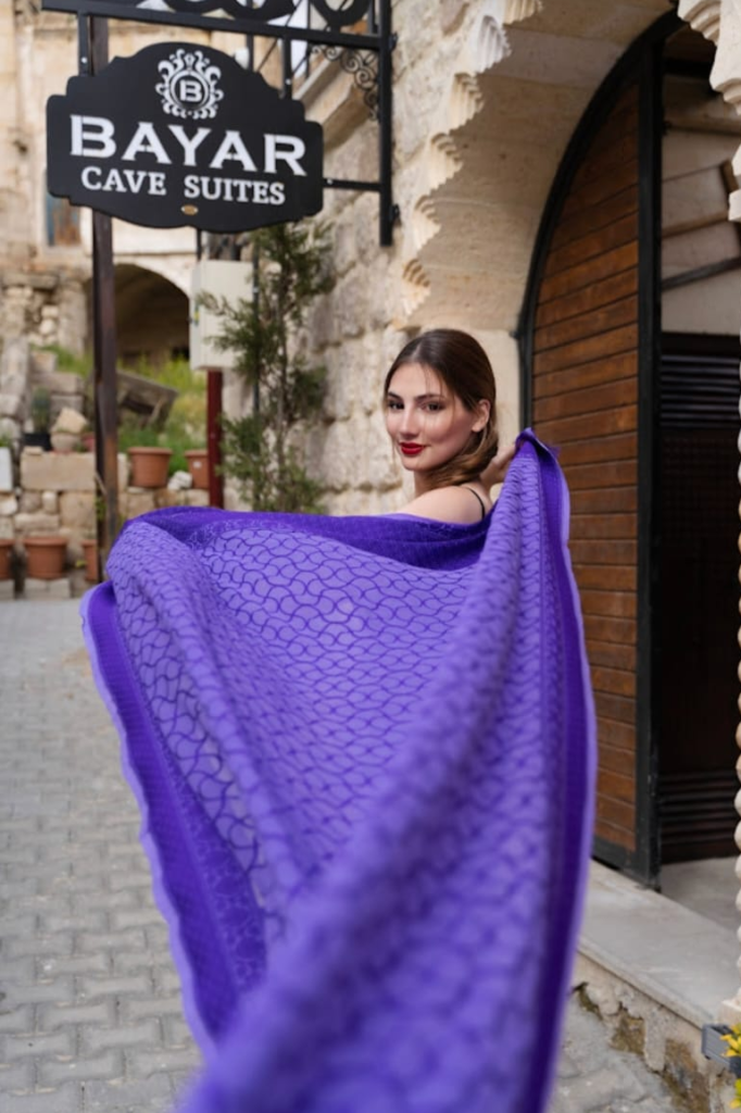 chiffon mosaic shawls