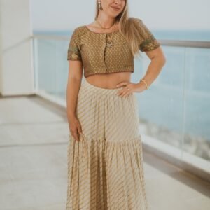 Banarasi chiffon sharara