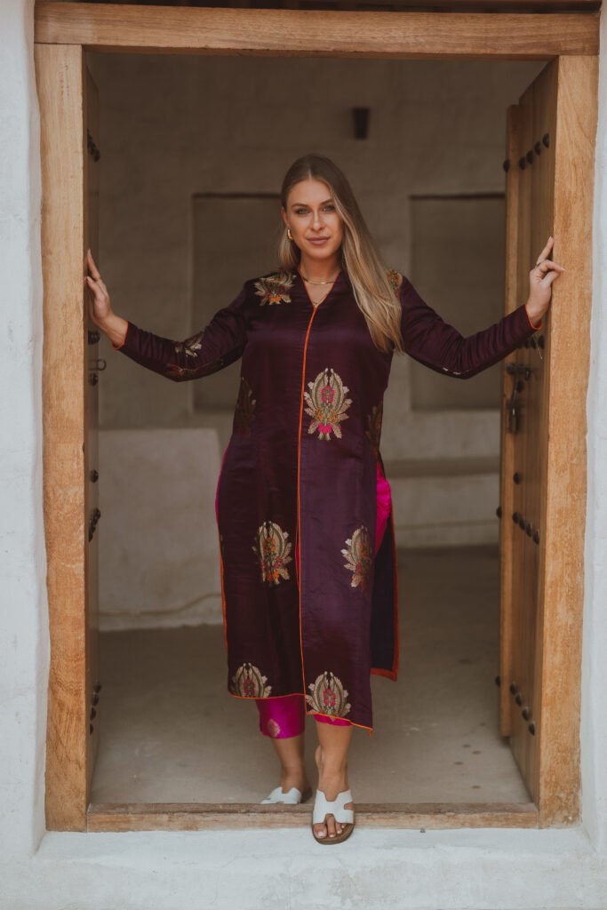 Tibetan Brocade Long Jacket